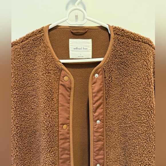 Wilfred Free Sherpa Long Liner Jacket - Picture 3 of 5